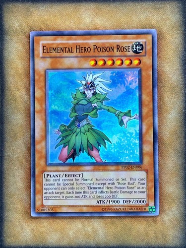 Yugioh elemental hero - elemental, poison